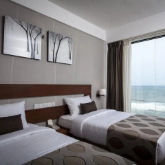 Отель The Ocean Colombo 3* Улучшенный номер с различными типами кроватей фото 5
