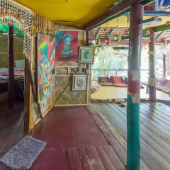 Leaf House Bungalow - Hostel Кровать в общем номере с двухъярусной кроватью фото 5