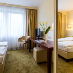 Relexa Hotel Stuttgarter Hof 4* Стандартный номер с двуспальной кроватью фото 6