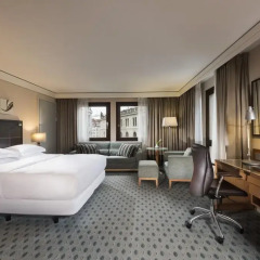 Отель Hilton Dresden 4* Стандартный номер с различными типами кроватей фото 3