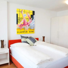 Отель City Appartements Binzmühlestrasse Студия с различными типами кроватей фото 7
