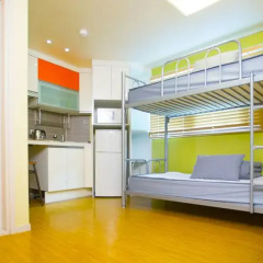 KW Hongdae Hostel комната для гостей фото 4