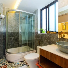Отель Riverside Impression Homestay Villa 3* Стандартный номер с различными типами кроватей фото 10