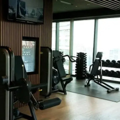Отель Pan Pacific Serviced Suites Beach Road, Singapore фитнесс-зал фото 4