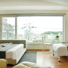 Отель The Mei Haus Hongdae 3* Стандартный семейный номер с двуспальной кроватью фото 14
