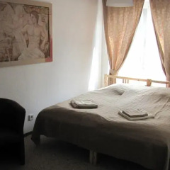 Отель Messewohnung in Düsseldorf Rath Дюссельдорф комната для гостей фото 3