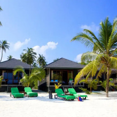 Отель Kuredu Island Resort 4* Вилла с различными типами кроватей фото 16