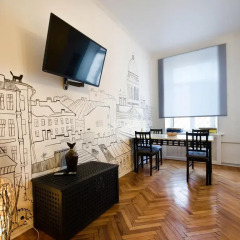 Hostel Moroshka Номер Делюкс с различными типами кроватей фото 5
