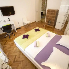 Апартаменты Apartment Slavija Белград комната для гостей фото 2