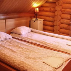 Гостиница Загородный комплекс отдыха Волжанка Коттедж Делюкс разные типы кроватей фото 17