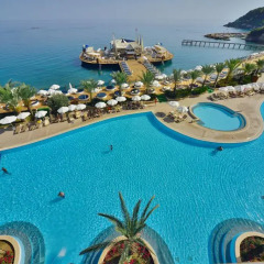 Orange County Resort Hotel Alanya Турция, Окурджалар - 2 отзыва об отеле, цены и фото номеров - забронировать отель Orange County Resort Hotel Alanya - All Inclusive онлайн бассейн фото 3