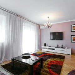 Апартаменты Minsk Apartment Service Luxe Class Апартаменты двуспальная кровать фото 19