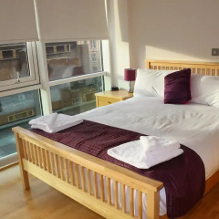 Отель Glasgow Lofts Апартаменты с 2 отдельными кроватями