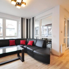 Апартаменты Dom & House - Apartments Sunrise Сопот комната для гостей фото 4