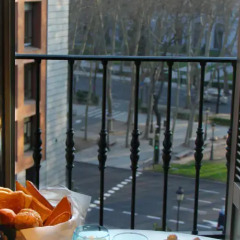 Отель Radisson Blu Hotel, Madrid Prado Испания, Мадрид - 3 отзыва об отеле, цены и фото номеров - забронировать отель Radisson Blu Hotel, Madrid Prado онлайн балкон