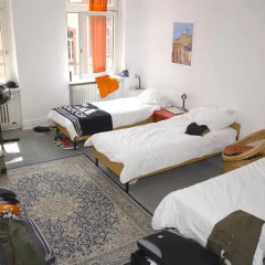 Rixpack Hostel Neukölln Кровать в общем номере с двухъярусной кроватью фото 9