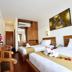 Отель Satriya Cottages 3* Стандартный номер с различными типами кроватей фото 8
