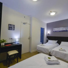 Отель Hôtel du Quai de Seine 2* Стандартный номер с различными типами кроватей фото 3