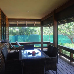 Отель Moorea Golf Lodge 3* Бунгало с различными типами кроватей фото 16