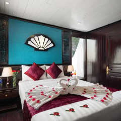 Отель Halong Aclass Legend Cruise 3* Люкс с различными типами кроватей фото 5