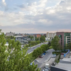 Апартаменты Sky Studio near the Vilnius Center балкон