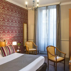 Отель Hôtel Vacances Bleues Le Royal 3* Стандартный номер с двуспальной кроватью фото 10