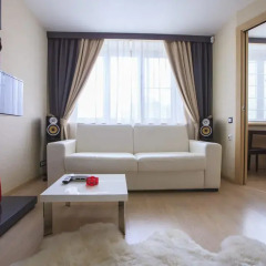Апартаменты Grandvill Apartments on Karla Marksa Мурманск комната для гостей фото 3