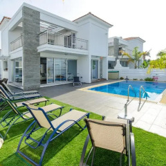 Отель Villa Hayley Кипр, Протарас - отзывы, цены и фото номеров - забронировать отель Villa Hayley онлайн бассейн фото 3