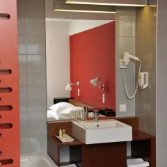 Отель Gartenhotel Altmannsdorf Low Budget Designhotel 3* Стандартный номер с различными типами кроватей фото 9