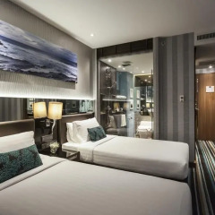 Отель The Continent Bangkok by Compass Hospitality 4* Стандартный номер с различными типами кроватей фото 36