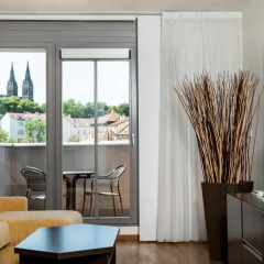 Апартаменты Albertov Rental Apartments Прага комната для гостей фото 2