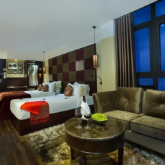 Hanoi Trendy Hotel & Spa 3* Номер Делюкс с различными типами кроватей фото 10