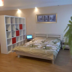 Апартаменты Apartment Red and White Студия с различными типами кроватей фото 19