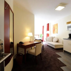 Отель SchlafGut AppartementHotel 3* Улучшенный номер с различными типами кроватей фото 2