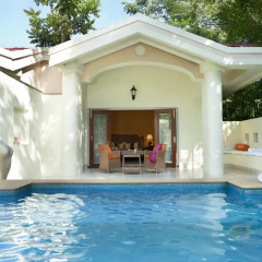 Отель Taj Exotica Resort & Spa, Goa 5* Вилла с различными типами кроватей фото 6