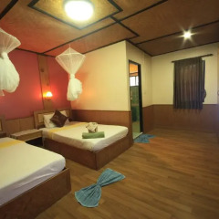 Отель Southern Lanta Resort 3* Улучшенный номер с различными типами кроватей фото 4