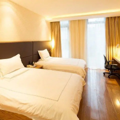 Warmly Boutique Hotel Suzhou Jinji Lake Ligongdi Branch 3* Стандартный номер с 2 отдельными кроватями