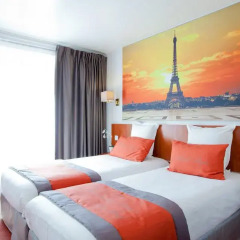 Отель Hôtel Alyss Saphir Cambronne Eiffel 3* Стандартный номер с 2 отдельными кроватями фото 4