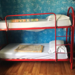 Отель HostelRoma Кровать в общем номере с двухъярусной кроватью фото 8