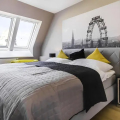 Апартаменты Abieshomes Serviced Apartments - Messe Prater Апартаменты с различными типами кроватей фото 9
