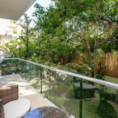 Отель Papaya 15 Apartments Мексика, Плая-дель-Кармен - отзывы, цены и фото номеров - забронировать отель Papaya 15 Apartments онлайн балкон