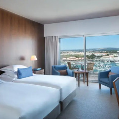 Отель Tivoli Marina Vilamoura 5* Номер Делюкс разные типы кроватей фото 5