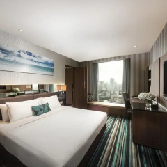 Отель The Continent Bangkok by Compass Hospitality 4* Стандартный номер с различными типами кроватей фото 32