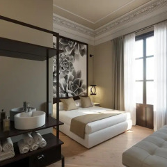 Отель Hostal Central Barcelona Стандартный номер с различными типами кроватей фото 10