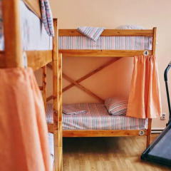 Хостел Миг Кровать в общем номере с двухъярусной кроватью фото 7
