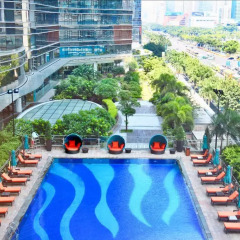 Отель Fraser Suites Guangzhou Китай, Гуанчжоу - отзывы, цены и фото номеров - забронировать отель Fraser Suites Guangzhou онлайн бассейн фото 2
