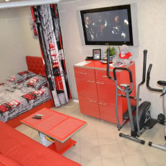 Апартаменты Red Bus Apartment na Mira фитнесс-зал фото 2