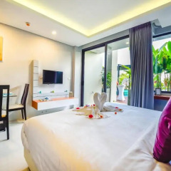 Отель At The Tree Condominium Phuket Номер Делюкс с двуспальной кроватью фото 12