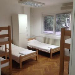 New Hostel Belgrade Кровать в общем номере с двухъярусной кроватью фото 4