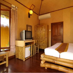 Отель Bow Thong Beach Resort 3* Бунгало Делюкс с различными типами кроватей фото 4